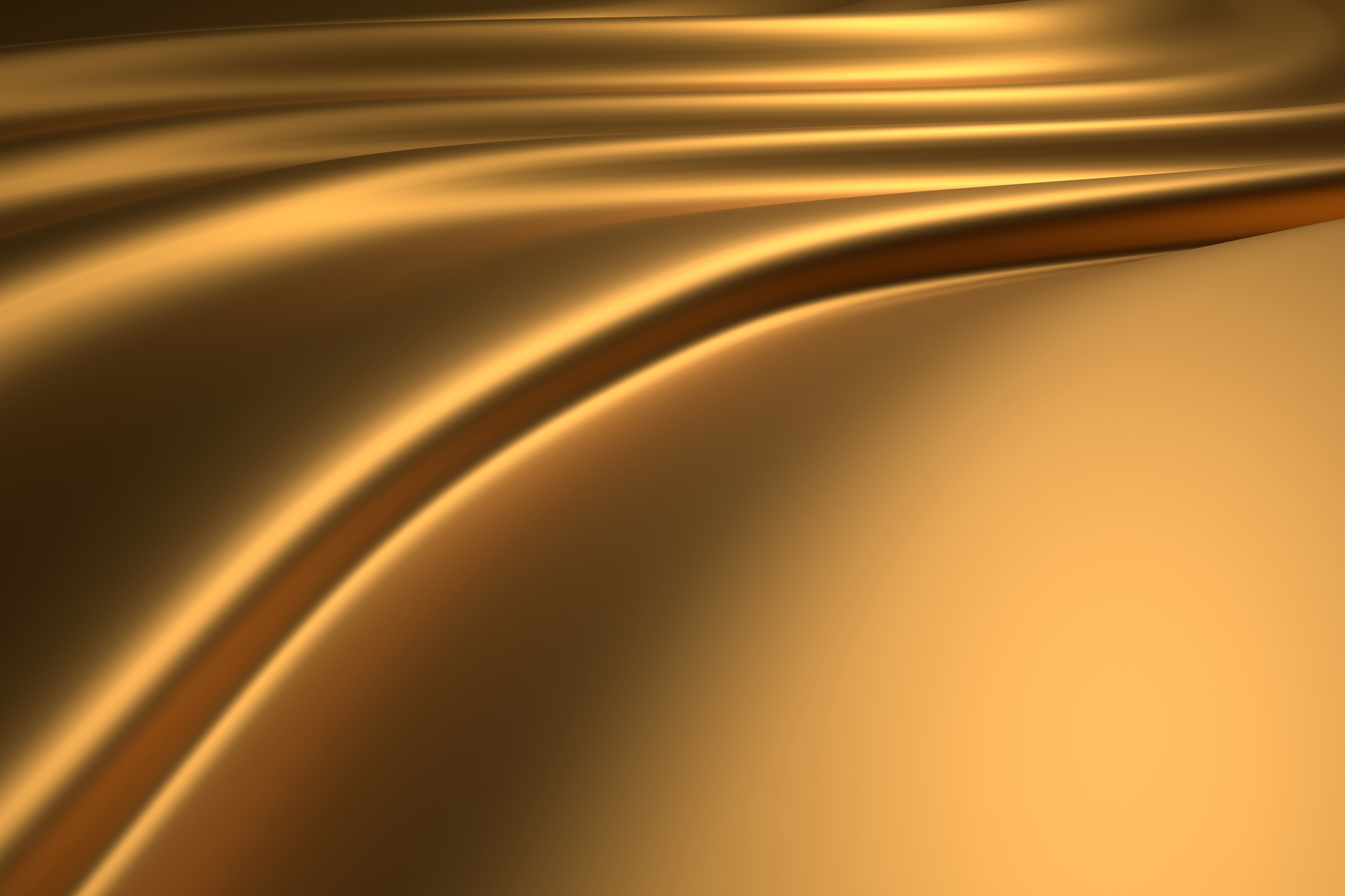 Metallic Gold Background. 3D rendering.